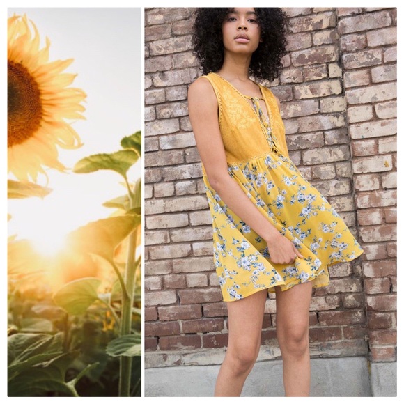 Boho 70's Suede & Flowers Baby Doll Layering Tunic - Picture 7 of 14